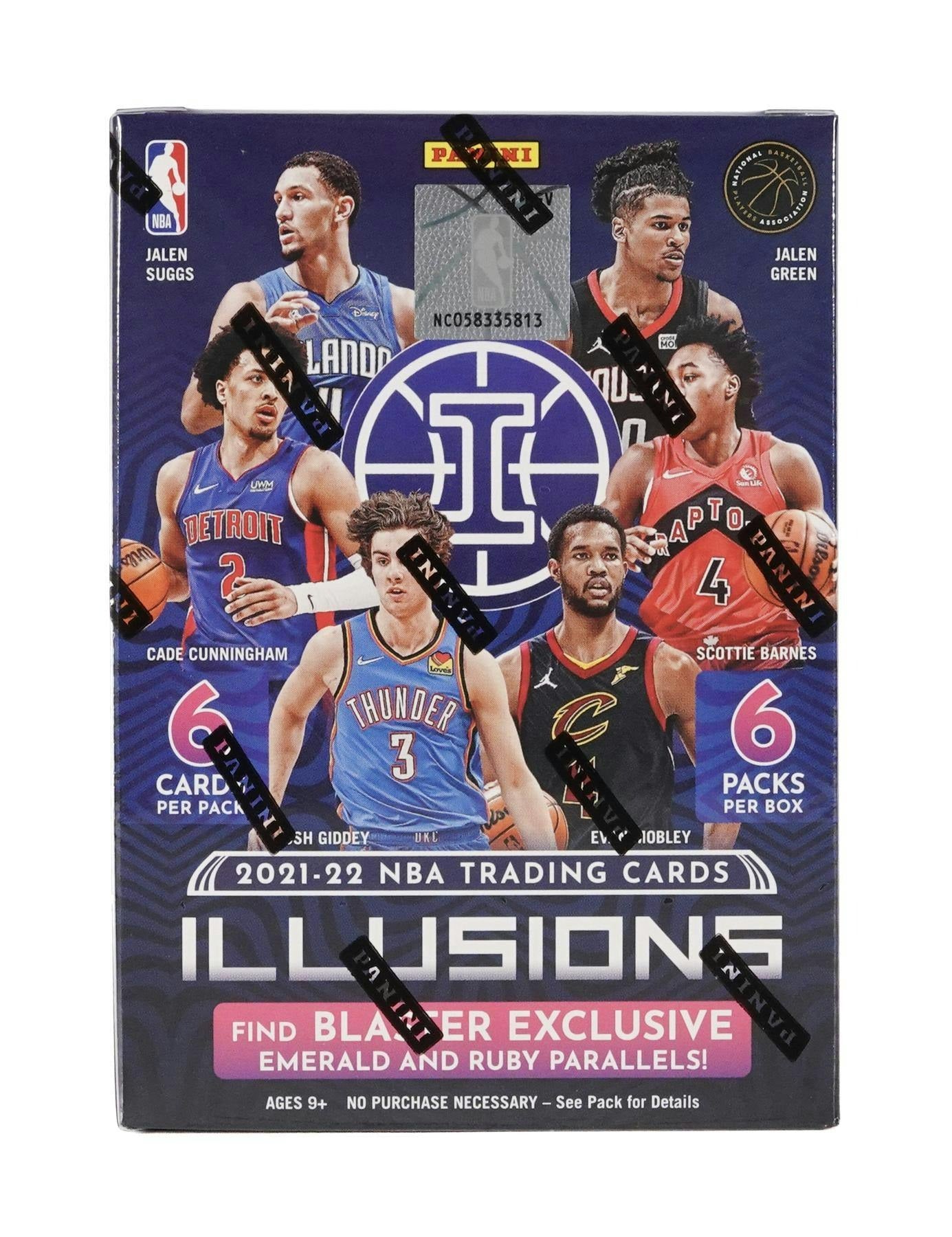 2021-22 NBA Illusions Blaster (Emerald and Ruby Parallels)