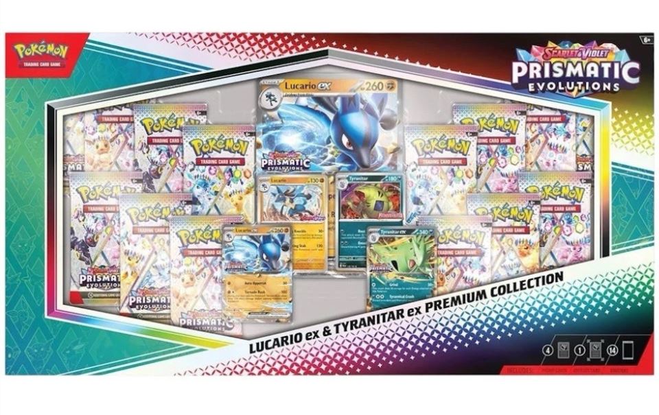 Prismatic Lucario Ex & Tyranitar Premium Collection