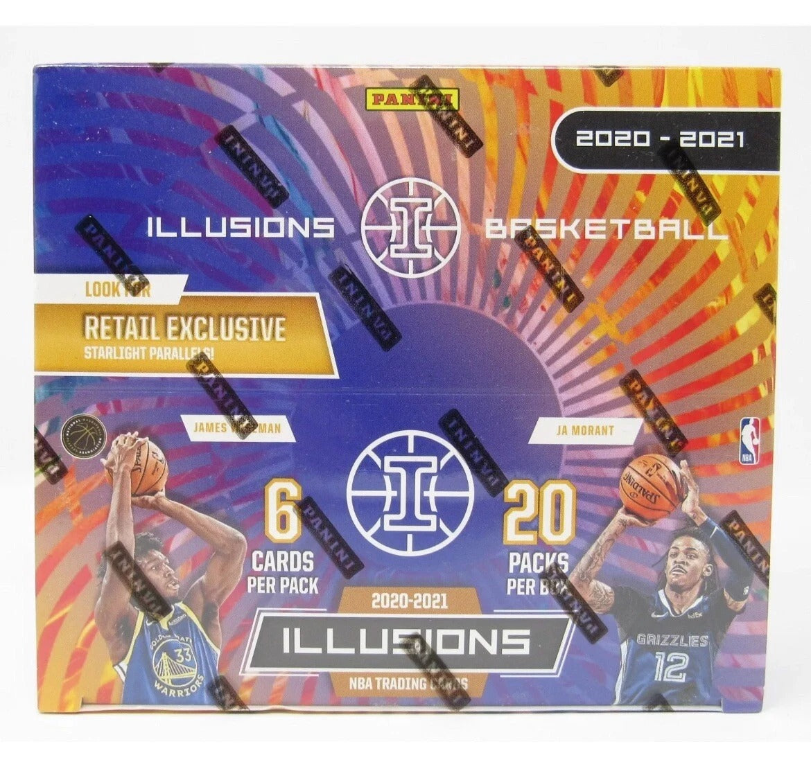 2020-21 Panini Illusions NBA Retail Box