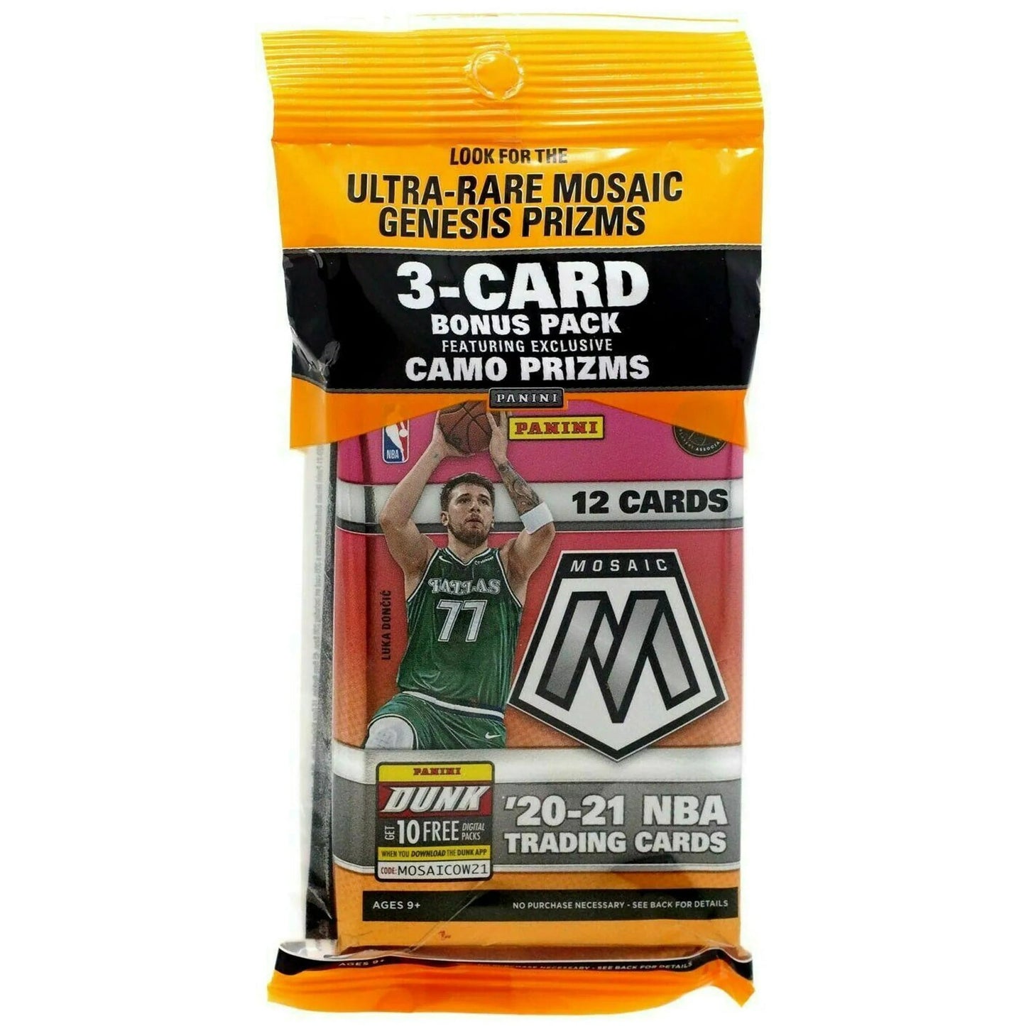 2020-21 Panini Mosaic NBA Cello