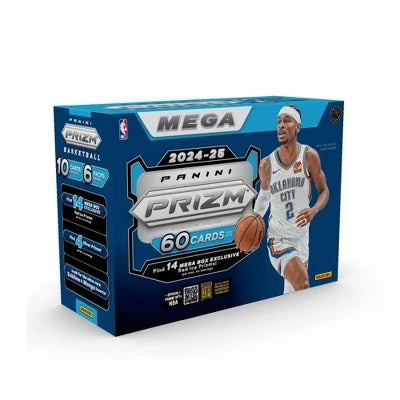 2024-25 NBA Panini Prizm Mega Box (Red Ice Prizms)