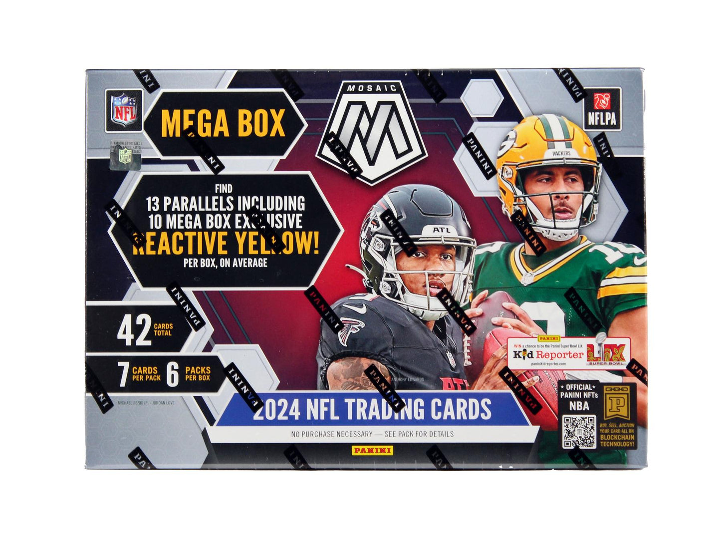 2024 Mosaic Mega Box   Reactive Yellow