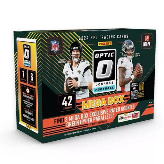 2024 NFL Optic Donruss Mega Box (Green Hyper Parallels)