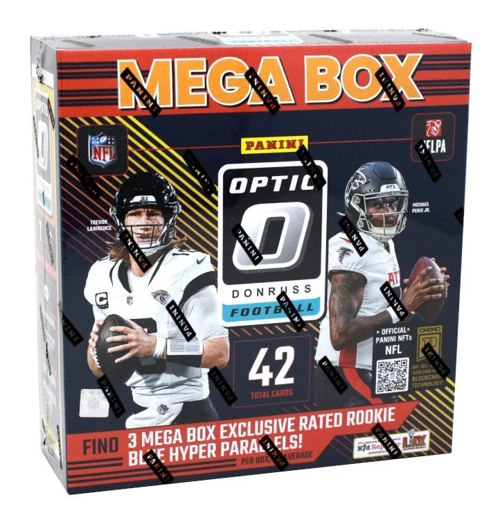 2024 NFL Optic Donruss Mega Box (Blue Hyper Parallels)