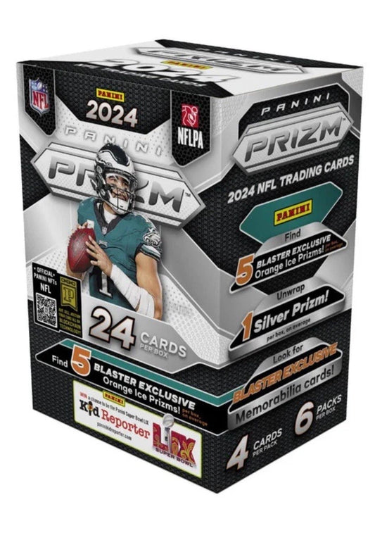 2024 NFL Prizm Hobby Blaster (Orange Ice)