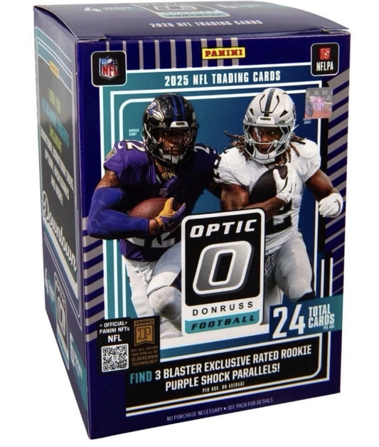 2025 NFL Optic Blaster Purple Shock