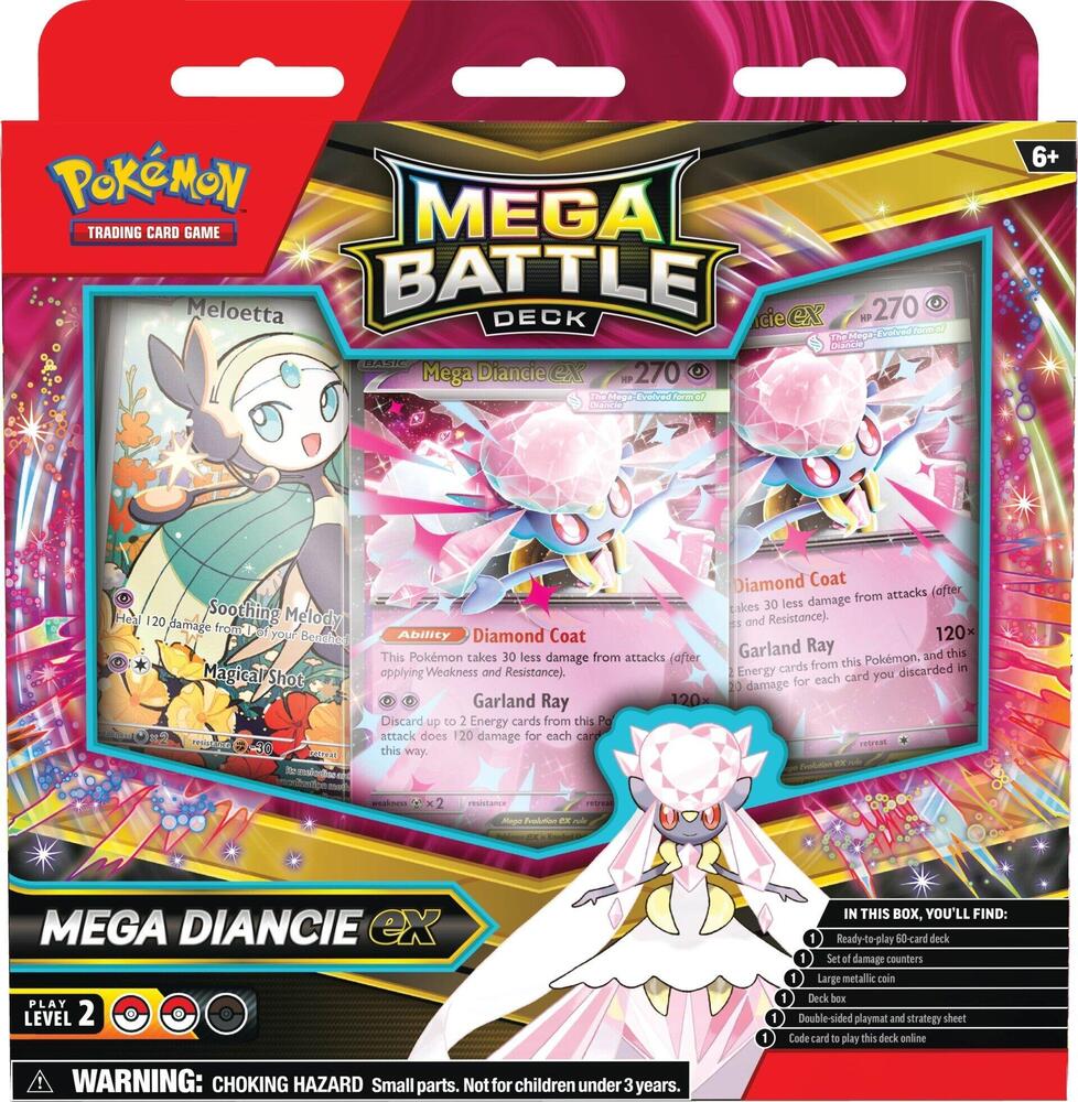 Mega Diancie Mega Battle Deck Box