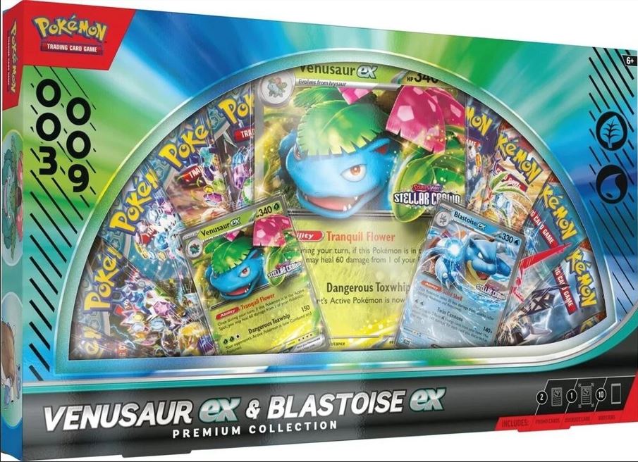 Venusaur EX & Blastoise EX Premium Collection