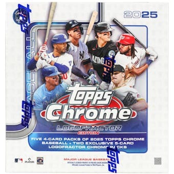 2025 MLB Topps Chrome Logofractor Hobby Box